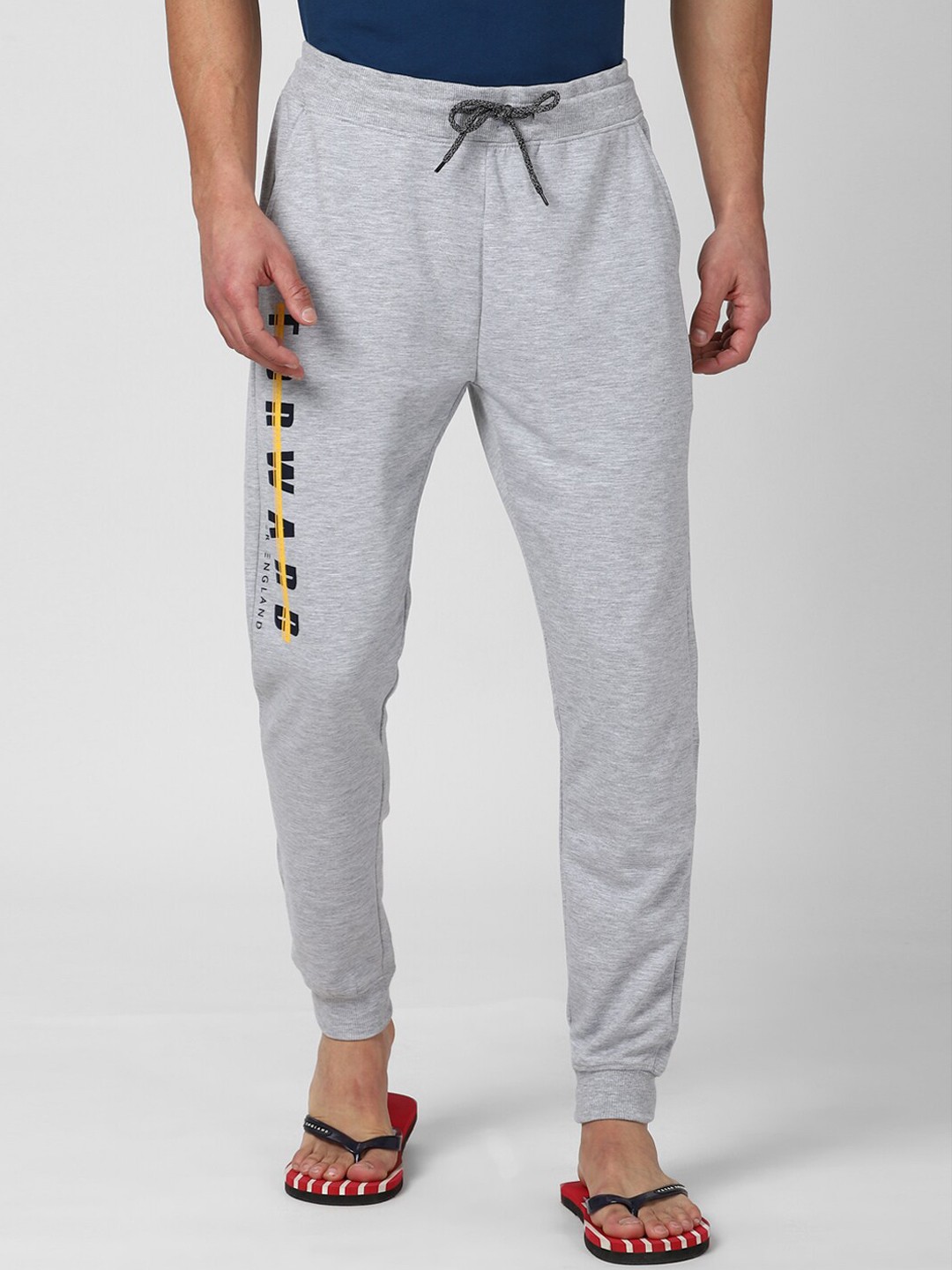 

Peter England Men Grey Solid Lounge Pant