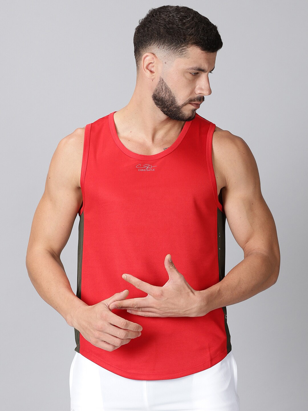 

ATTIITUDE Men Red Dri-FIT T-shirt
