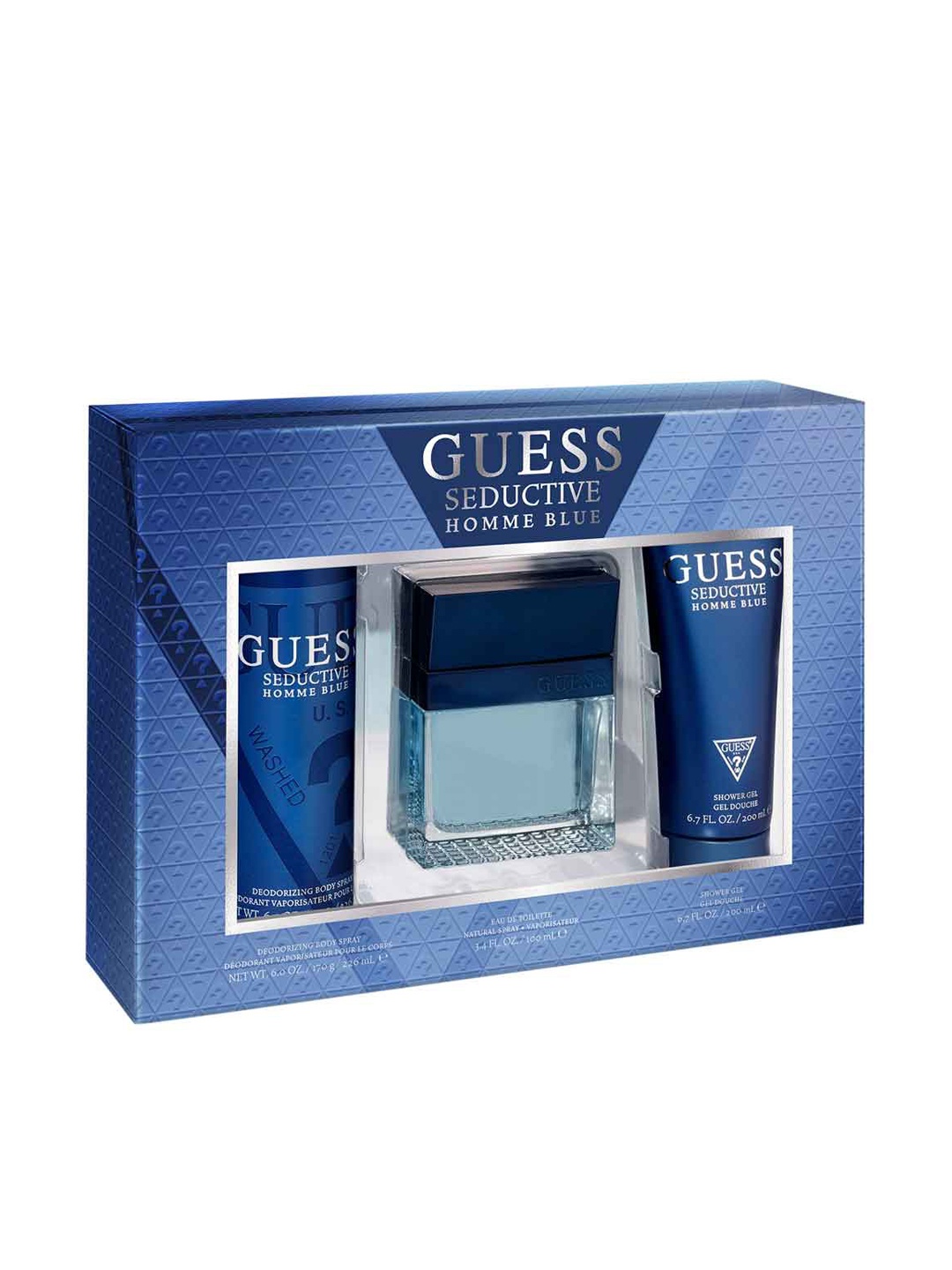 

GUESS Men Seductive Blue Set - Eau de Toilette 100ml + Shower Gel 200ml + Body Spray 226ml