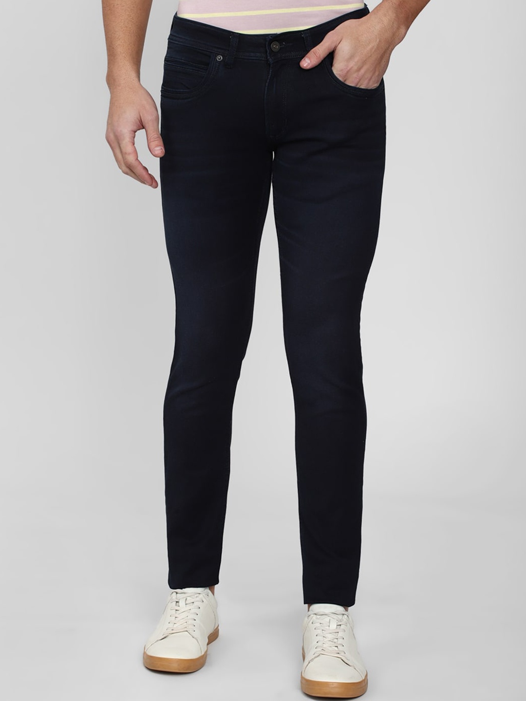 

Peter England Casuals Men Navy Blue Skinny Fit Jeans
