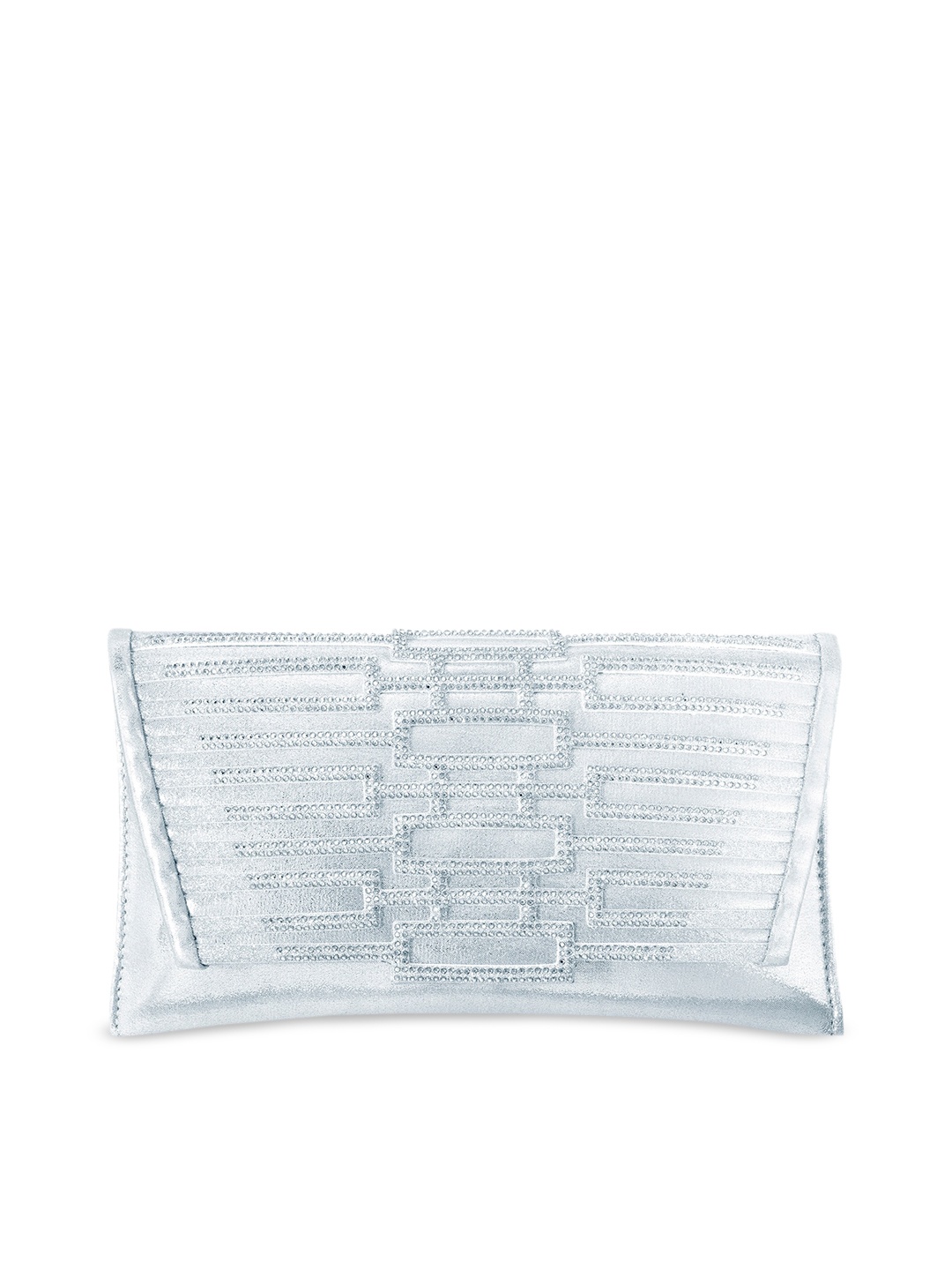 

Peora Women Silver Clutches