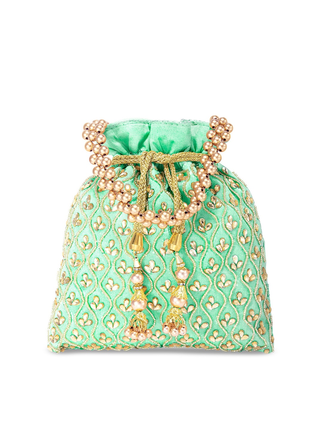 

Peora Women Sea Green Clutches