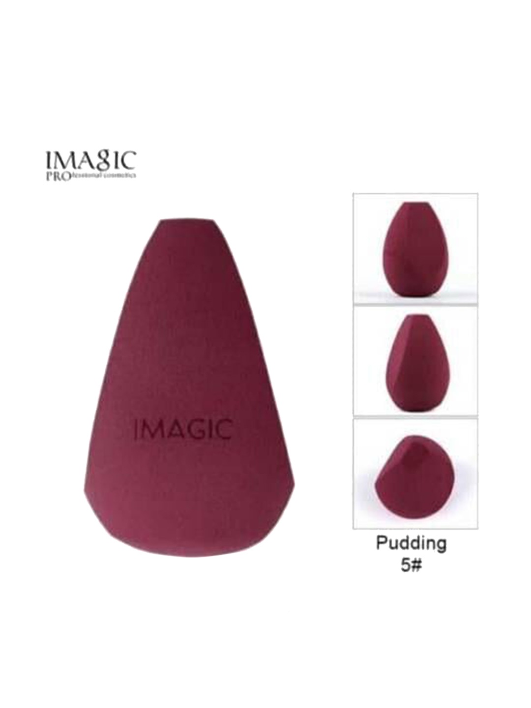 

IMAGIC PROfessional Cosmetics Non-Latex Makeup Sponge - Tl435-05 - Burgundy