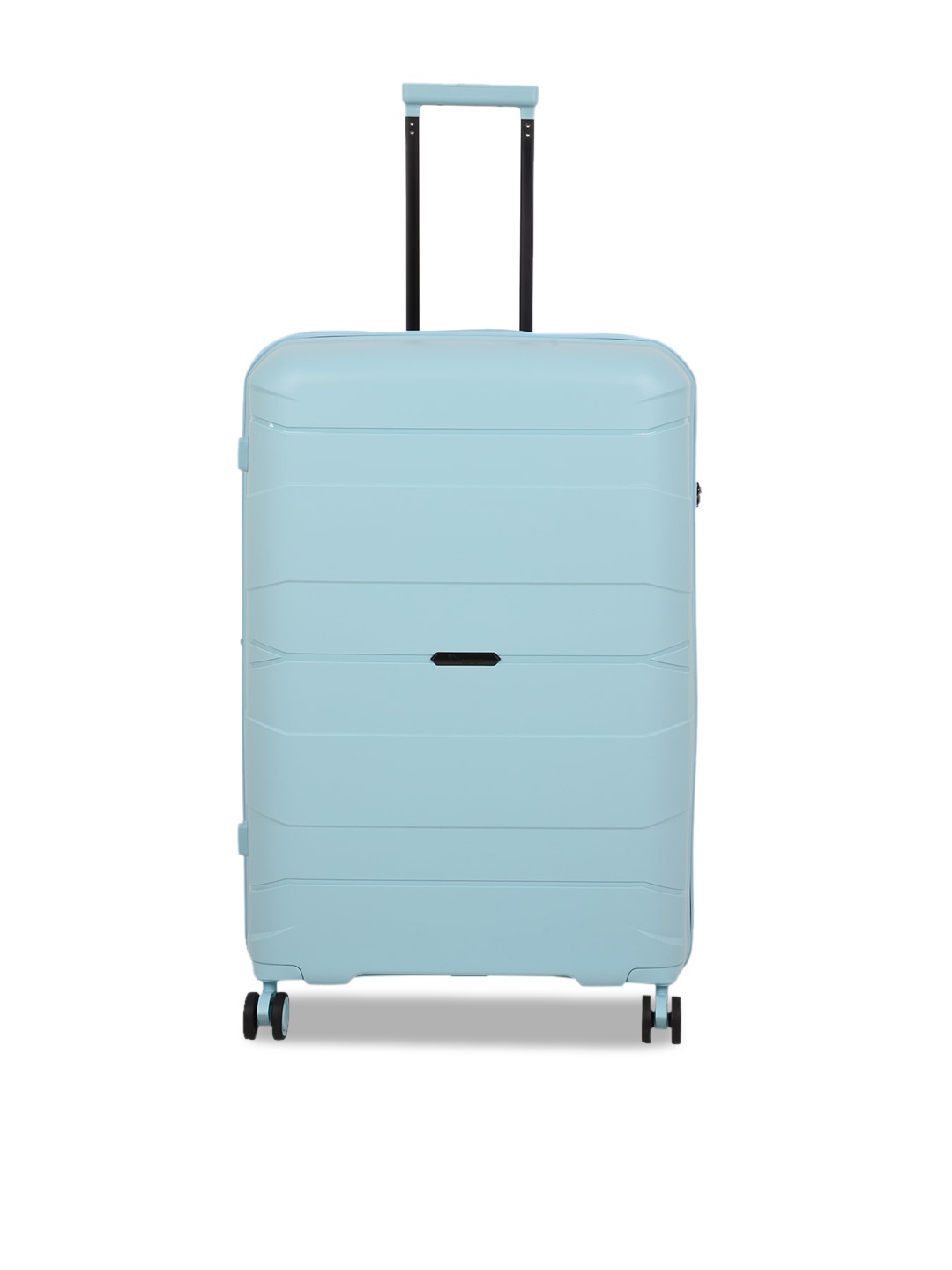 

IT luggage Blue Solid Hard-Sided Large Trolley Bag