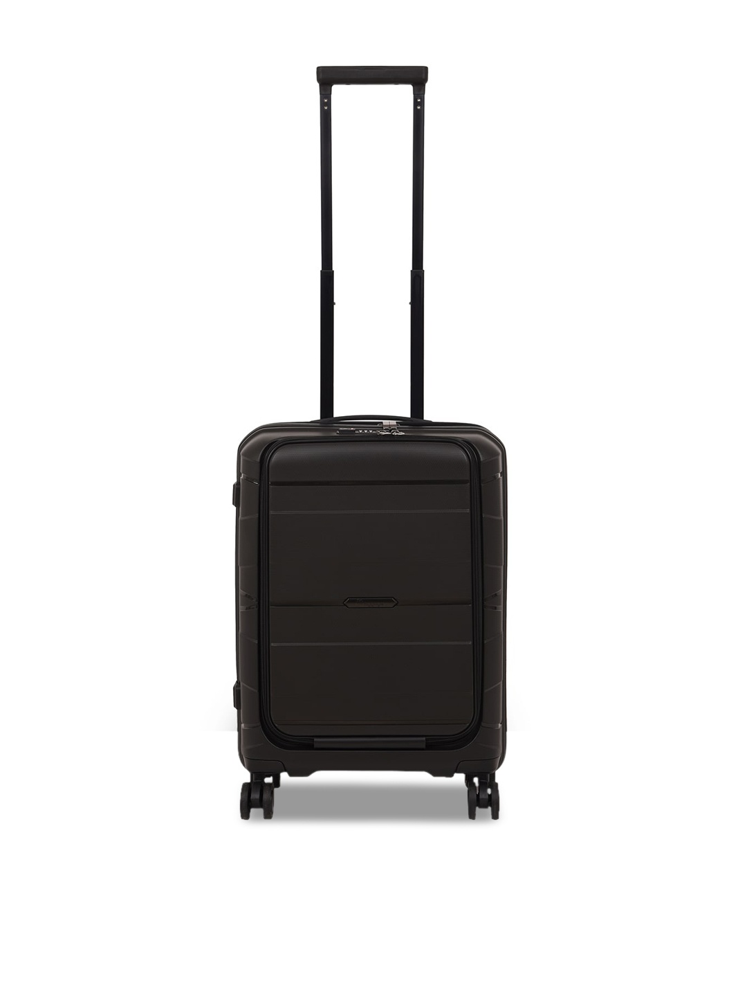 

IT luggage Black Solid Trolley Bag