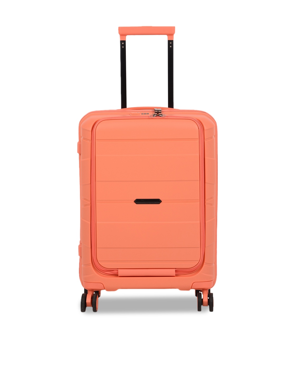 

IT luggage Coral-Colored Solid Hard-Sided Large Trolley Suitcase