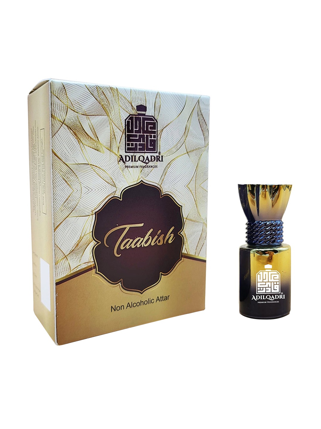 

ADILQADRI Tabish Luxury Unisex Non-Alcoholic Roll-On Attar Perfume (6 ML), Transparent