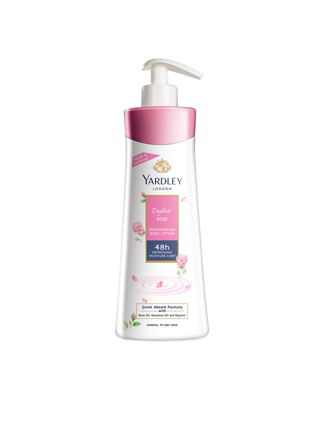 

YARDLEY LONDON English Rose Moisturising Body Lotion with Germ Shield - 400ml, Pink