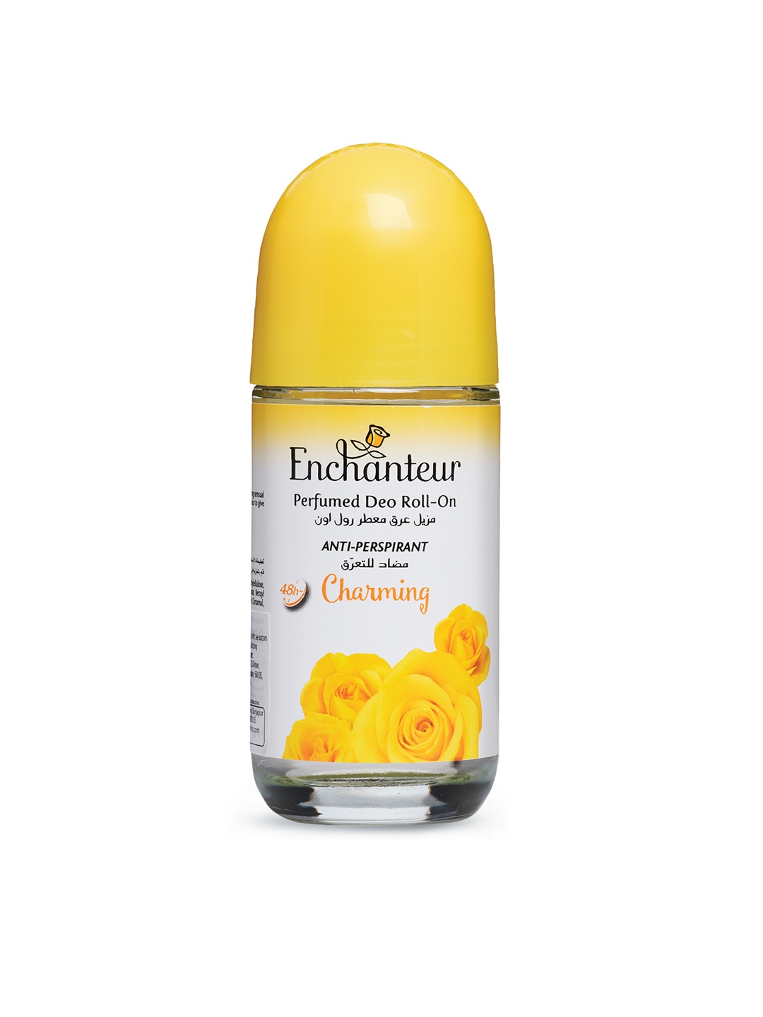 

Enchanteur Women Charming Roll-On Deodorant with Roses & Cedarwood - 50 ml, Yellow