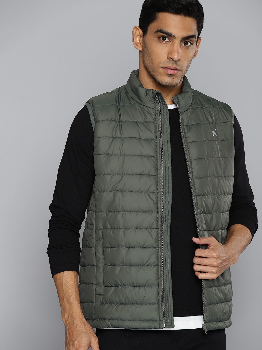 

HRX by Hrithik Roshan Men Olive Green Solid Sporty Jacket
