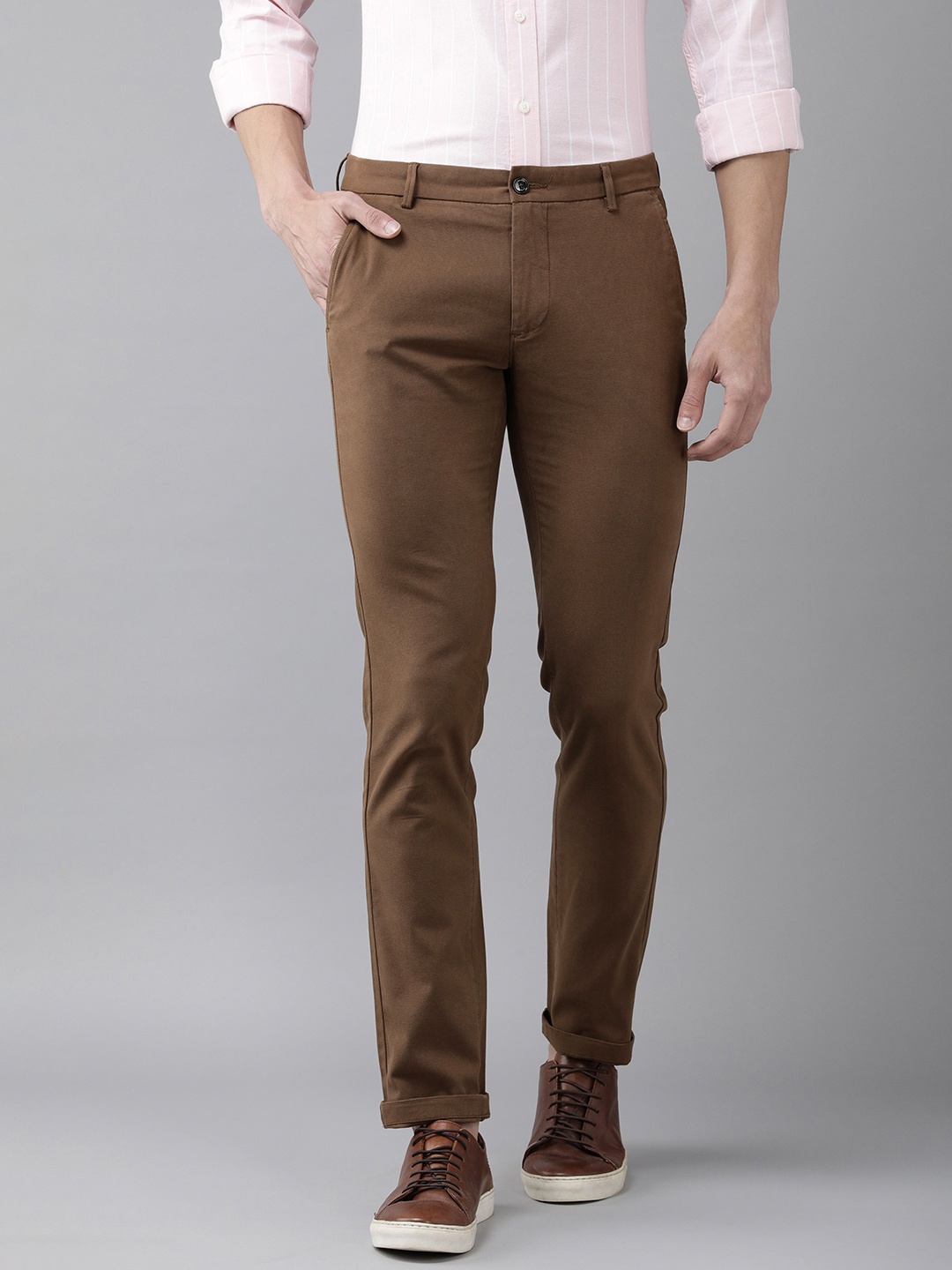 

Arrow Sport Men Brown Original Slim Fit Trousers