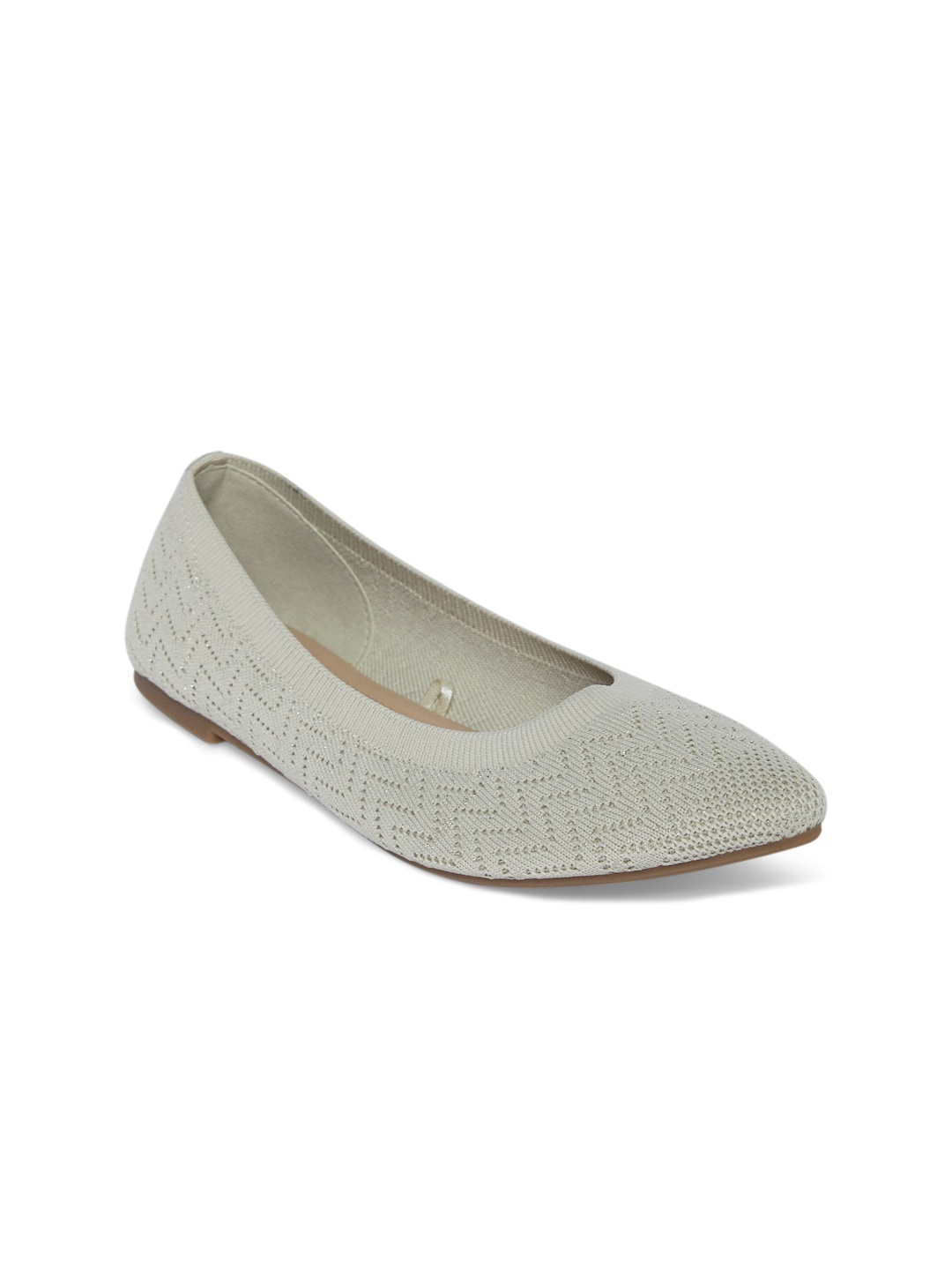 

Forever Glam by Pantaloons Women Off White Ballerinas Flats