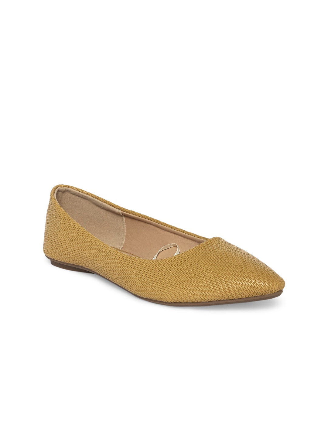 

Forever Glam by Pantaloons Women Yellow Ballerinas Flats