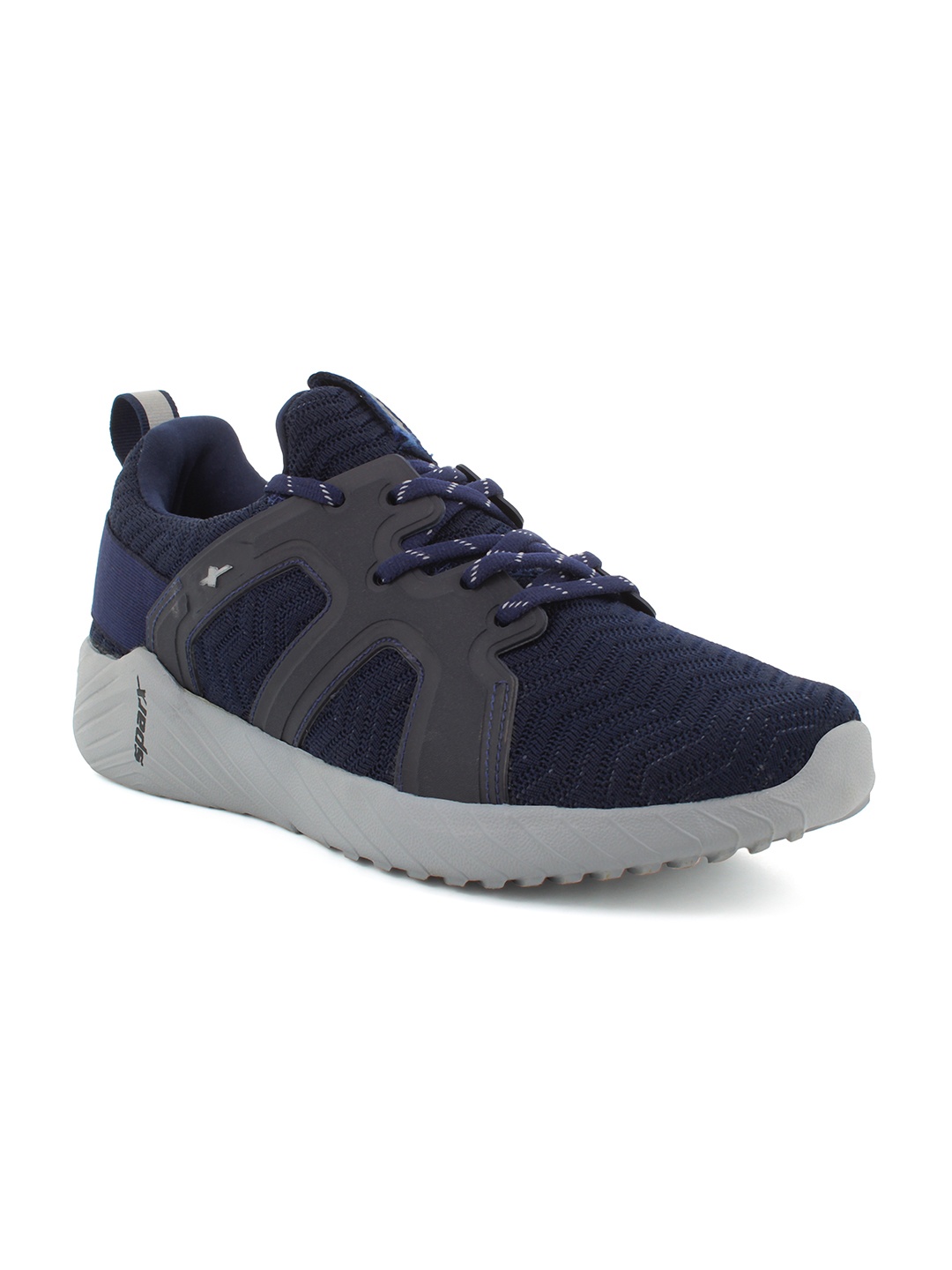 

Sparx Men Navy Blue Mesh Running Non-Marking Shoes