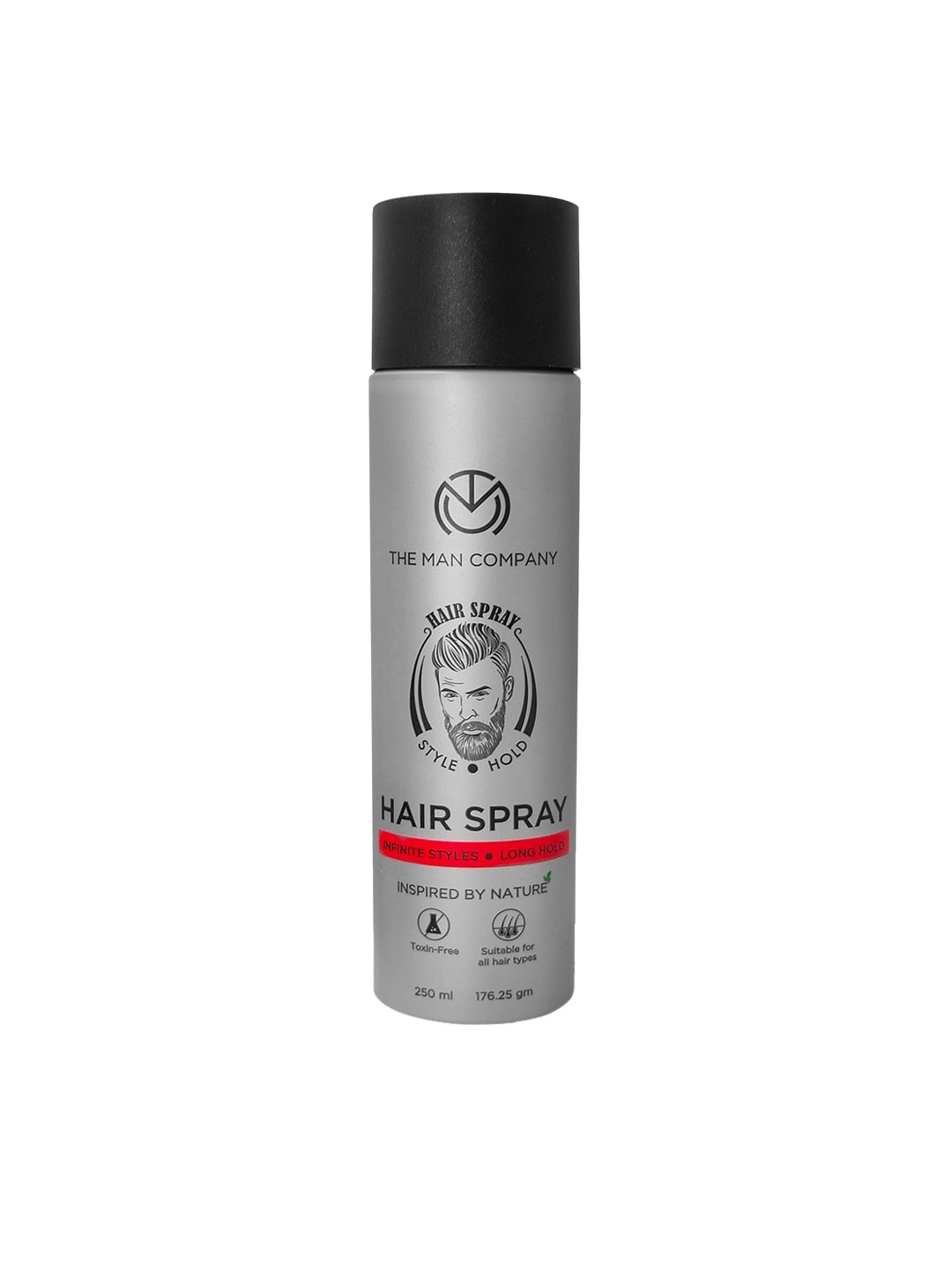 

THE MAN COMPANY Men Hair Spray for Matte Salon Style Look - 250ml, Silver