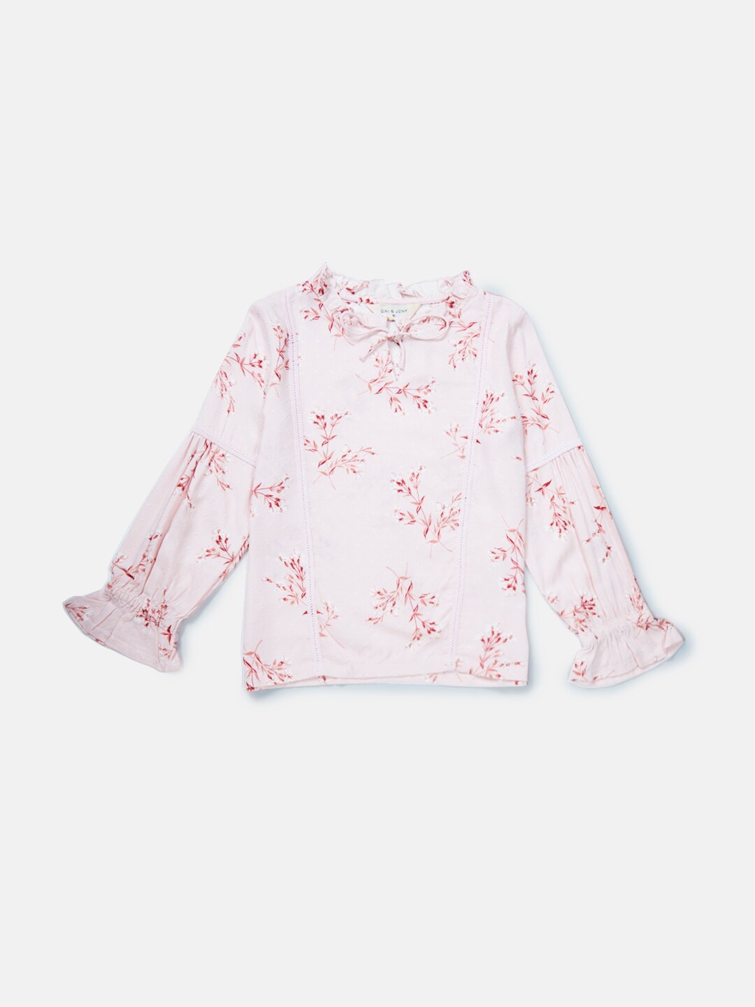 

Gini and Jony Pink Floral Print Top