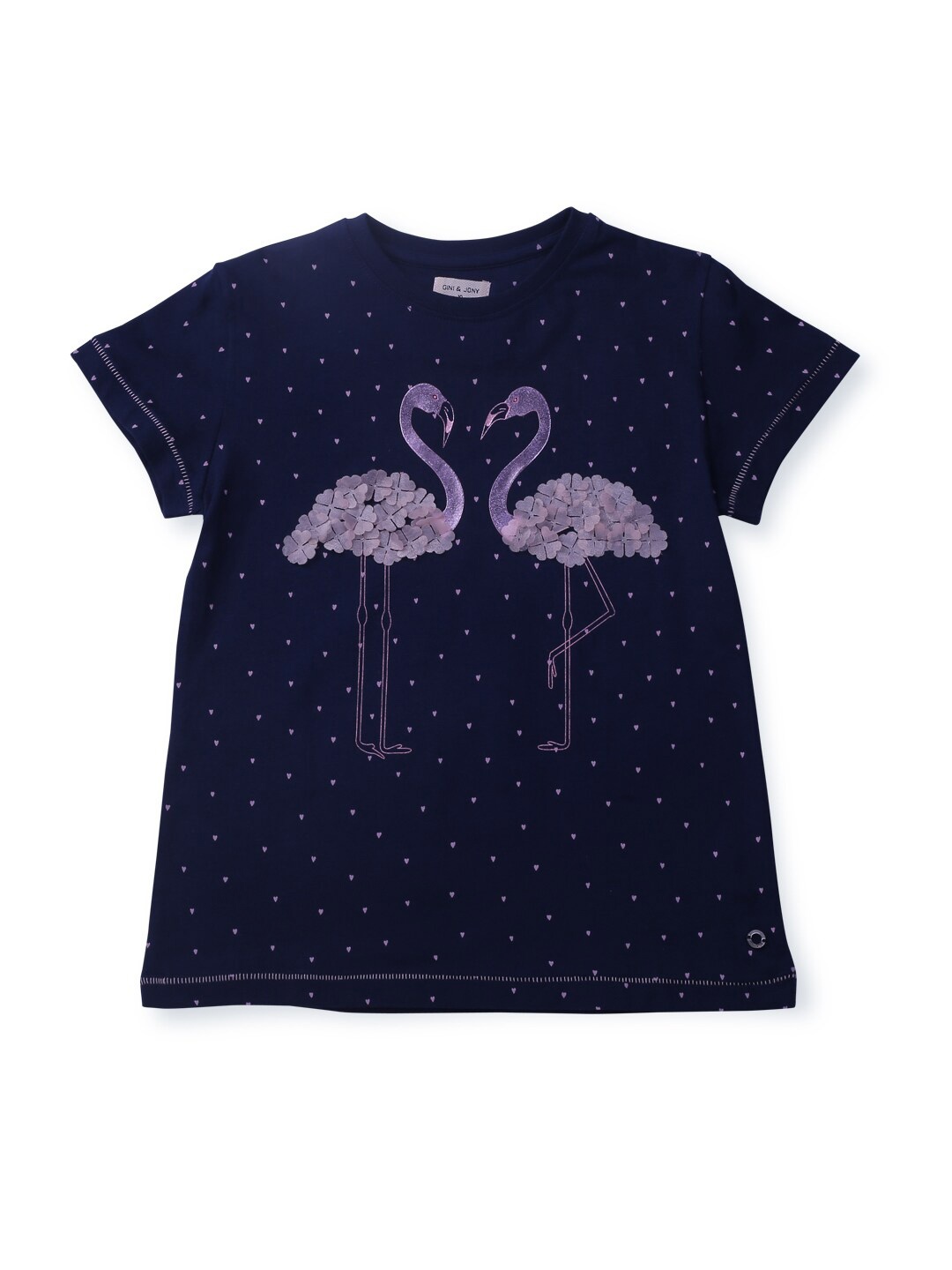 

Gini and Jony Girls Blue Print Top