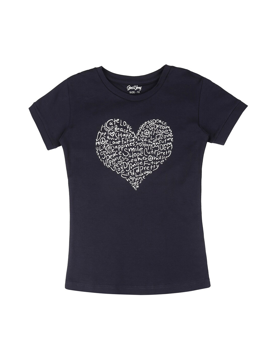

Gini and Jony Black Print Top