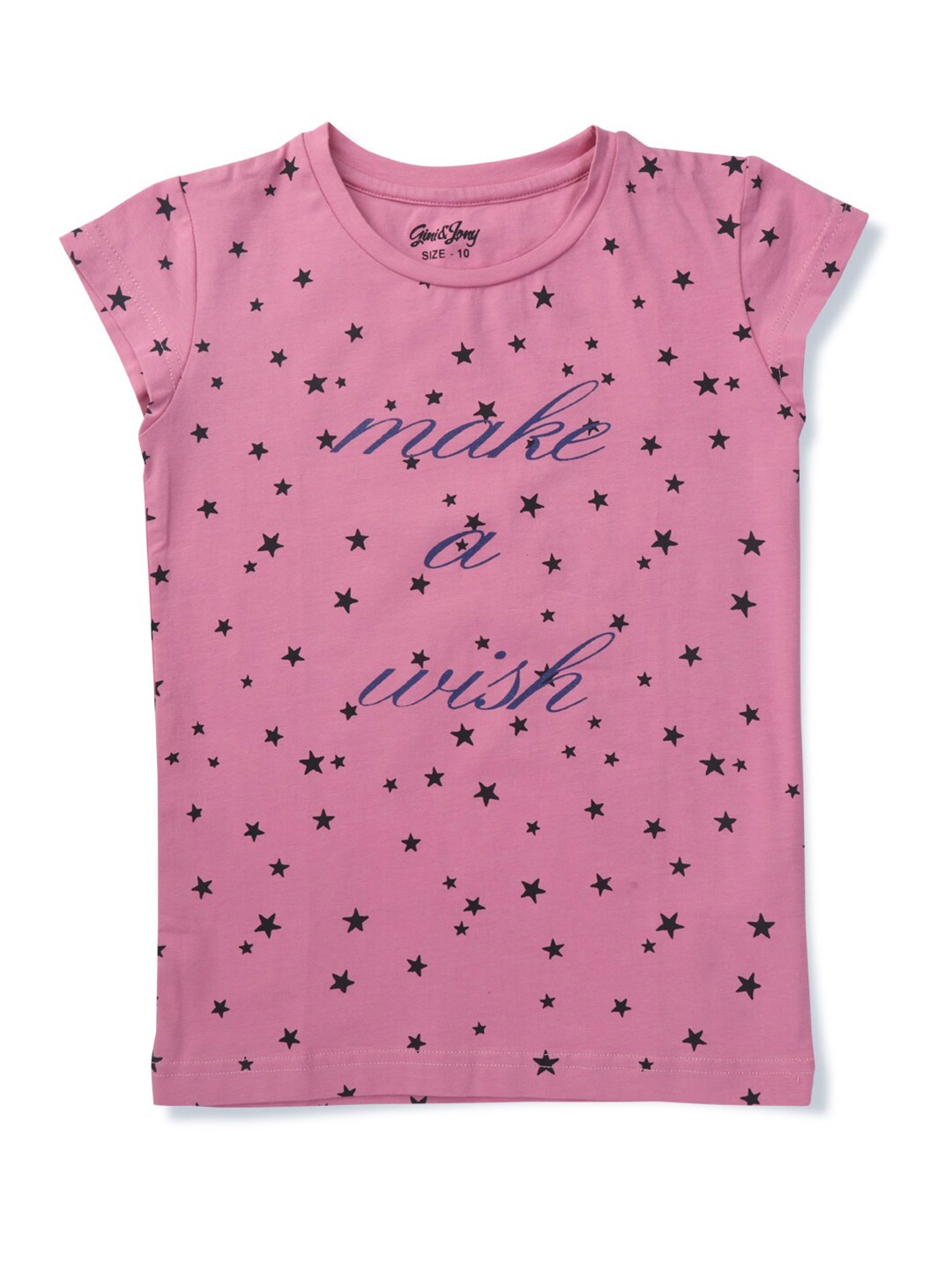 

Gini and Jony Girls Pink Print Top