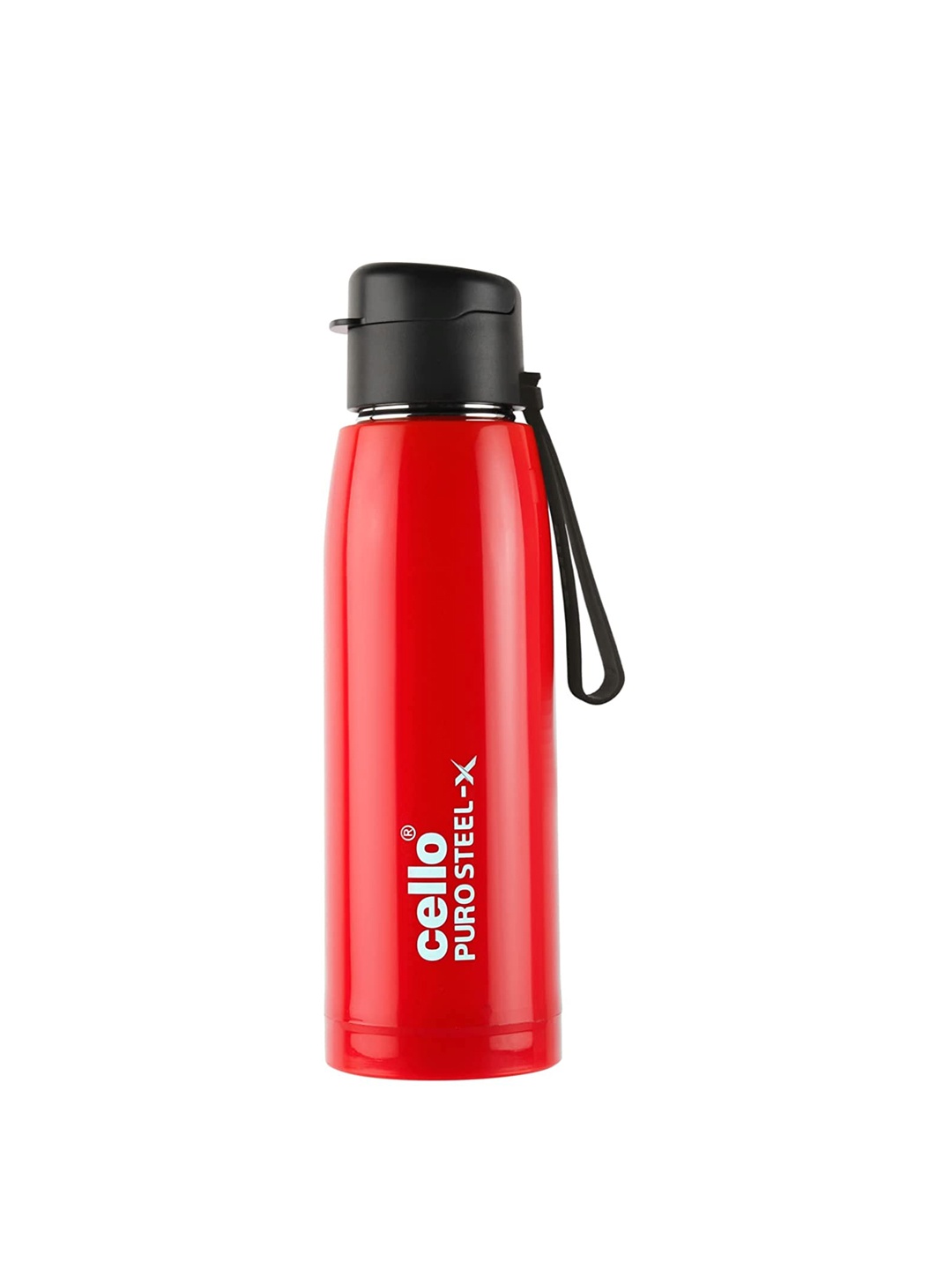 

Cello Red Solid Water Bottle - 480 ml