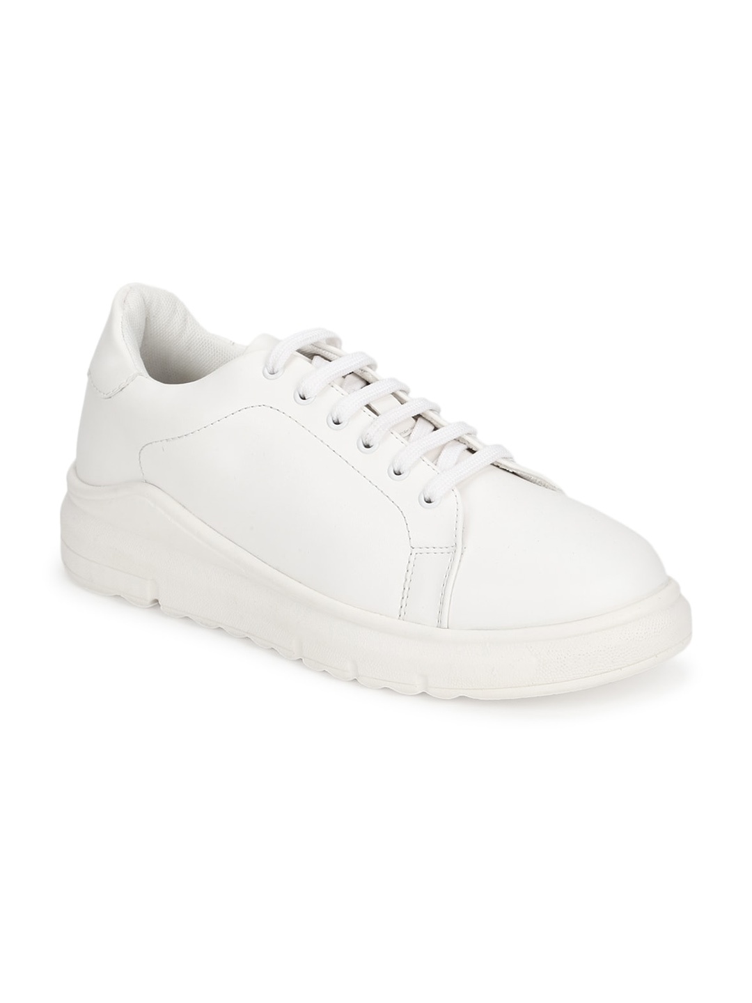 

Truffle Collection Women White PU Sneakers
