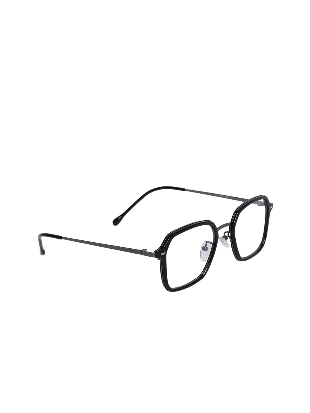 

Peter Jones Eyewear Unisex Black Full Rim Square Frames