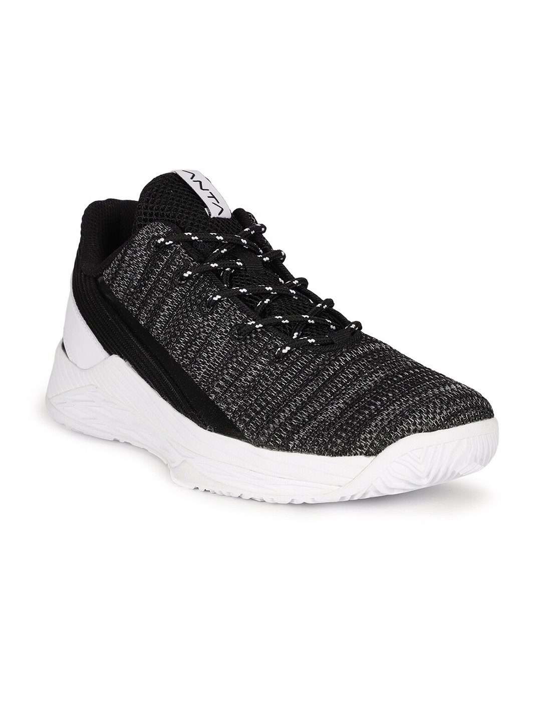 

Anta Men Black Basketball Non-Marking Shoes