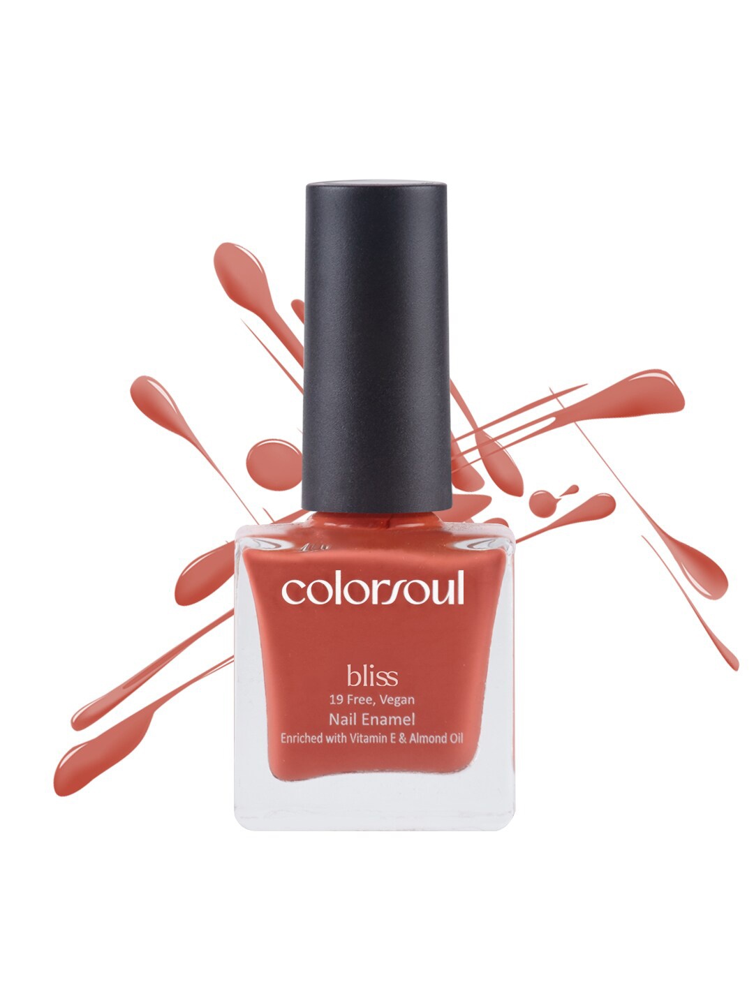 

Colorsoul Bliss Vegan Nail Enamel with Vit E & Almond Oil 8 ml - Peach Crush