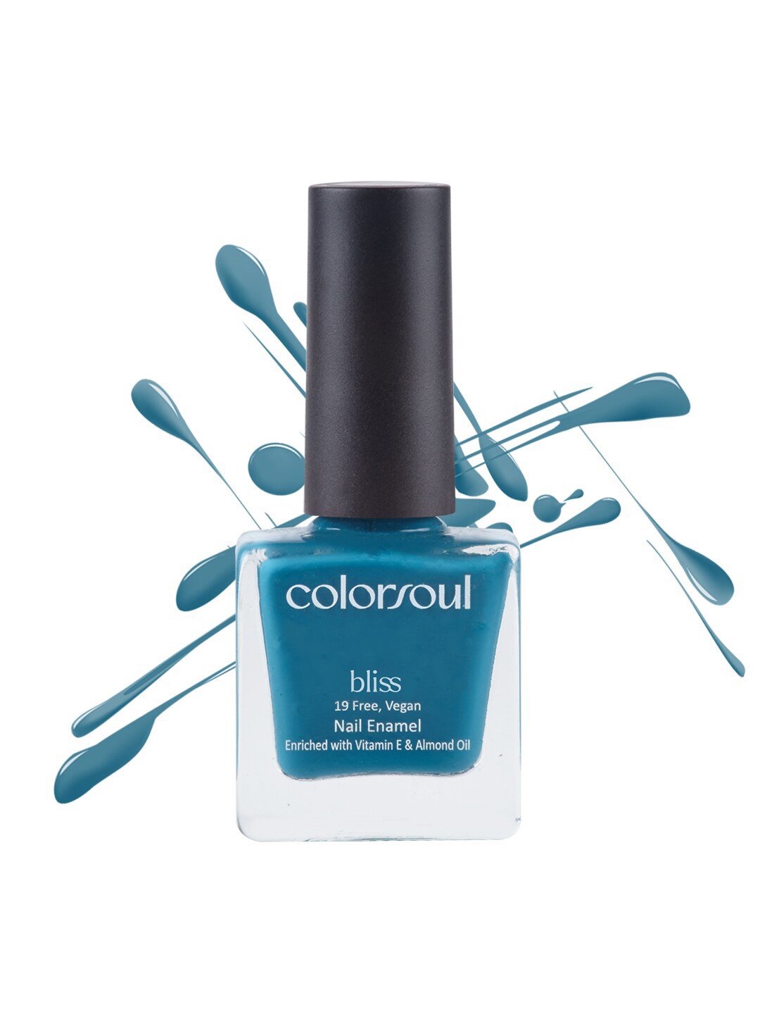 

Colorsoul Bliss Vegan Nail Enamel with Vitamin E & Almond Oil 8 ml - Teal Delight B21