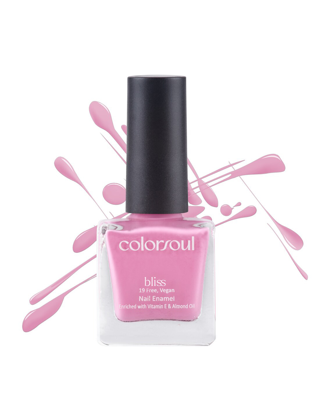 

Colorsoul Bliss Vegan Nail Enamel with Vitamin E & Almond Oil 8 ml - Pink Pie B02