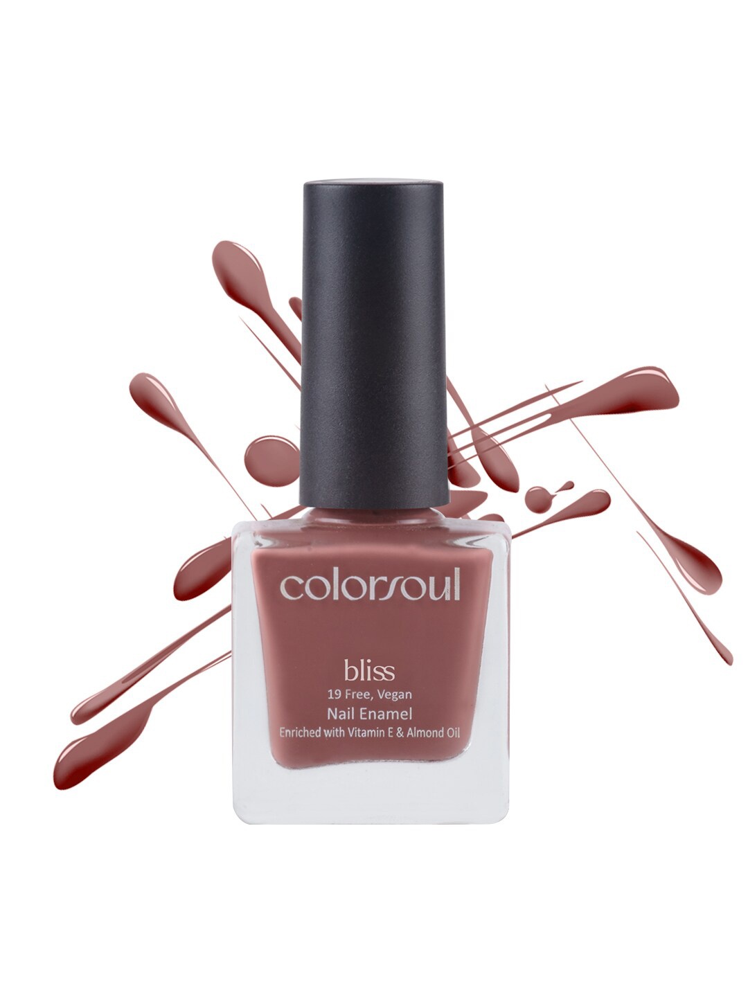 

Colorsoul Bliss Vegan Nail Enamel with Vitamin E & Almond Oil - Dusty Mauve B06