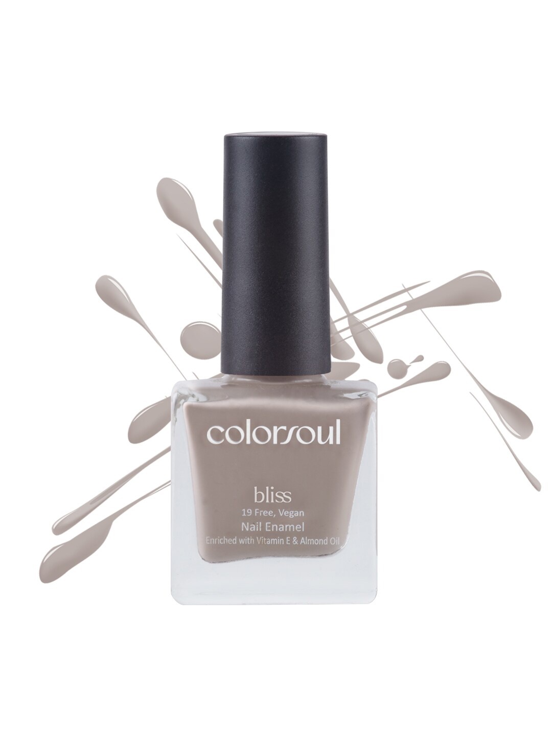 

Colorsoul Bliss Vegan Nail Enamel with Vit E & Almond Oil 8 ml - Summer Trail, Nude