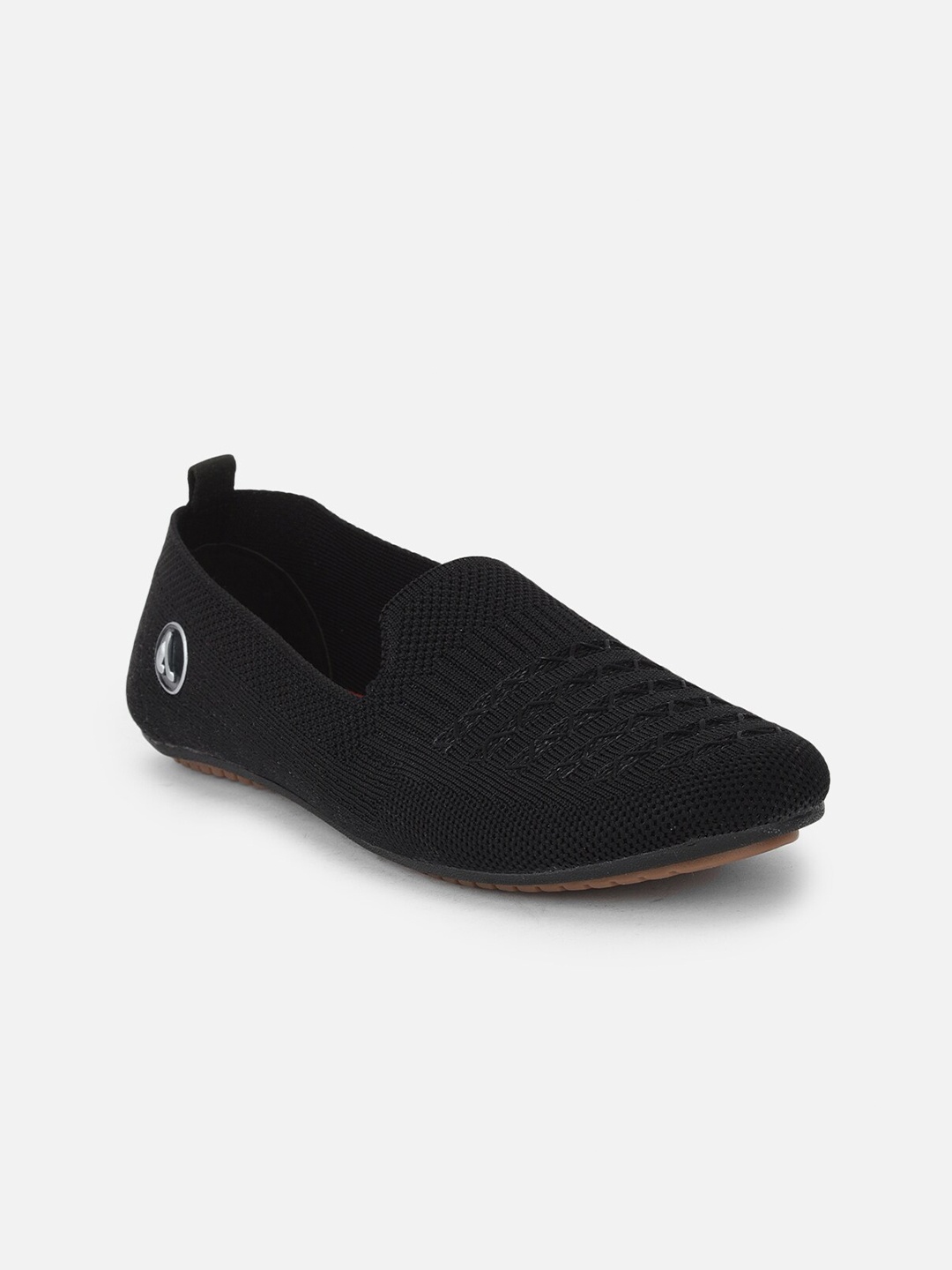 

Aqualite Women Black Mesh Walking Non-Marking Shoes