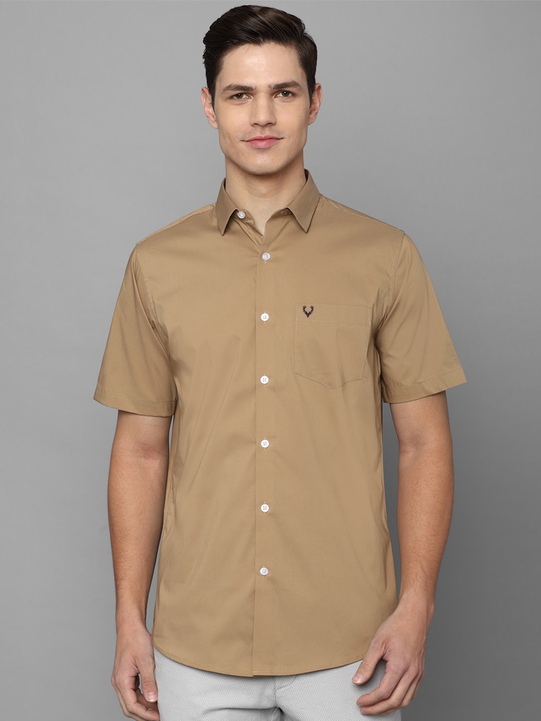 

Allen Solly Men Brown Slim Fit Casual Shirt