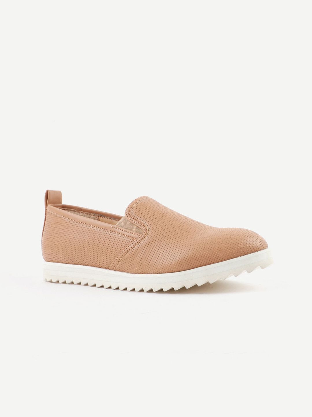 

Carlton London Women Taupe Slip-On Sneakers