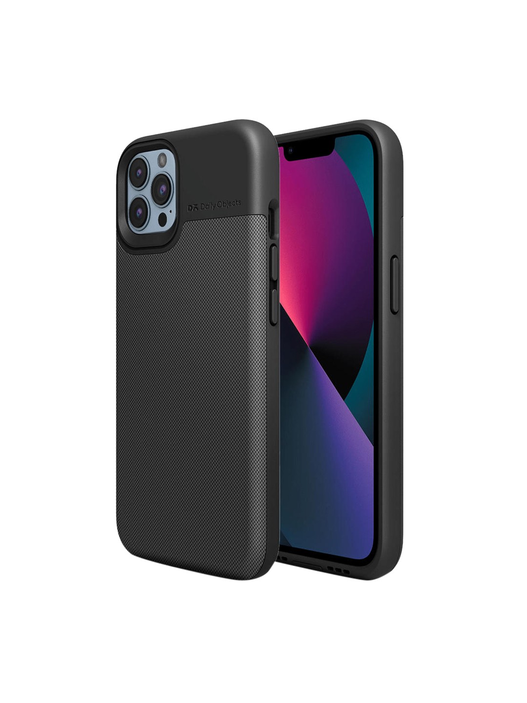 

DailyObjects Black Solid iPhone 12 Pro Max Back Case