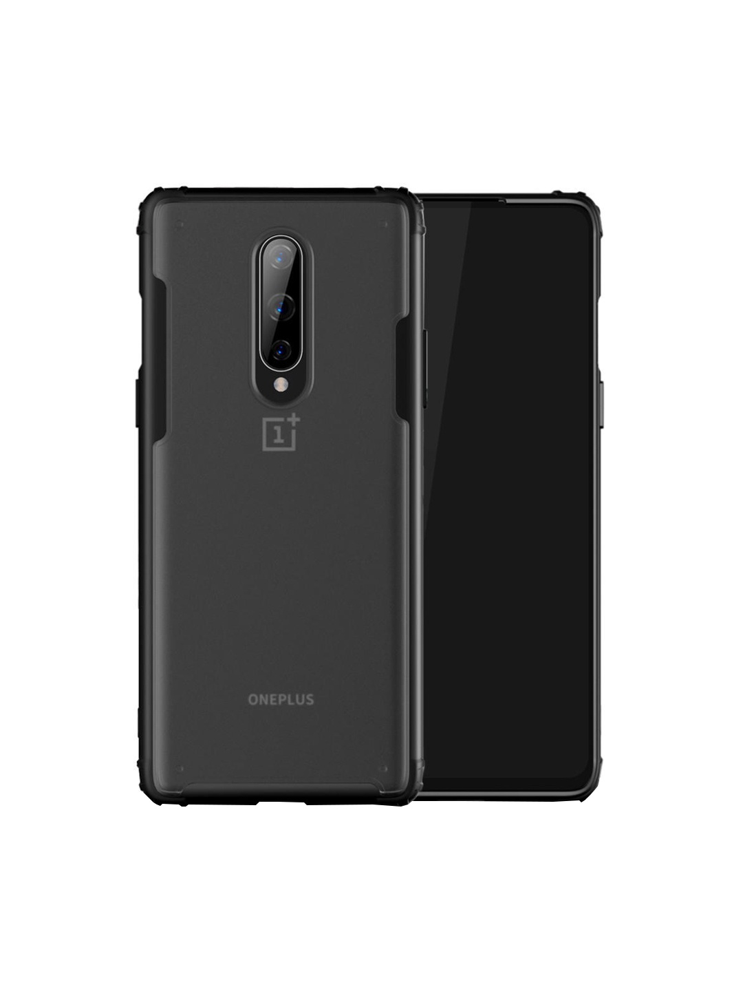 

DailyObjects Transparent Solid Frosted OnePlus 8 Back Case