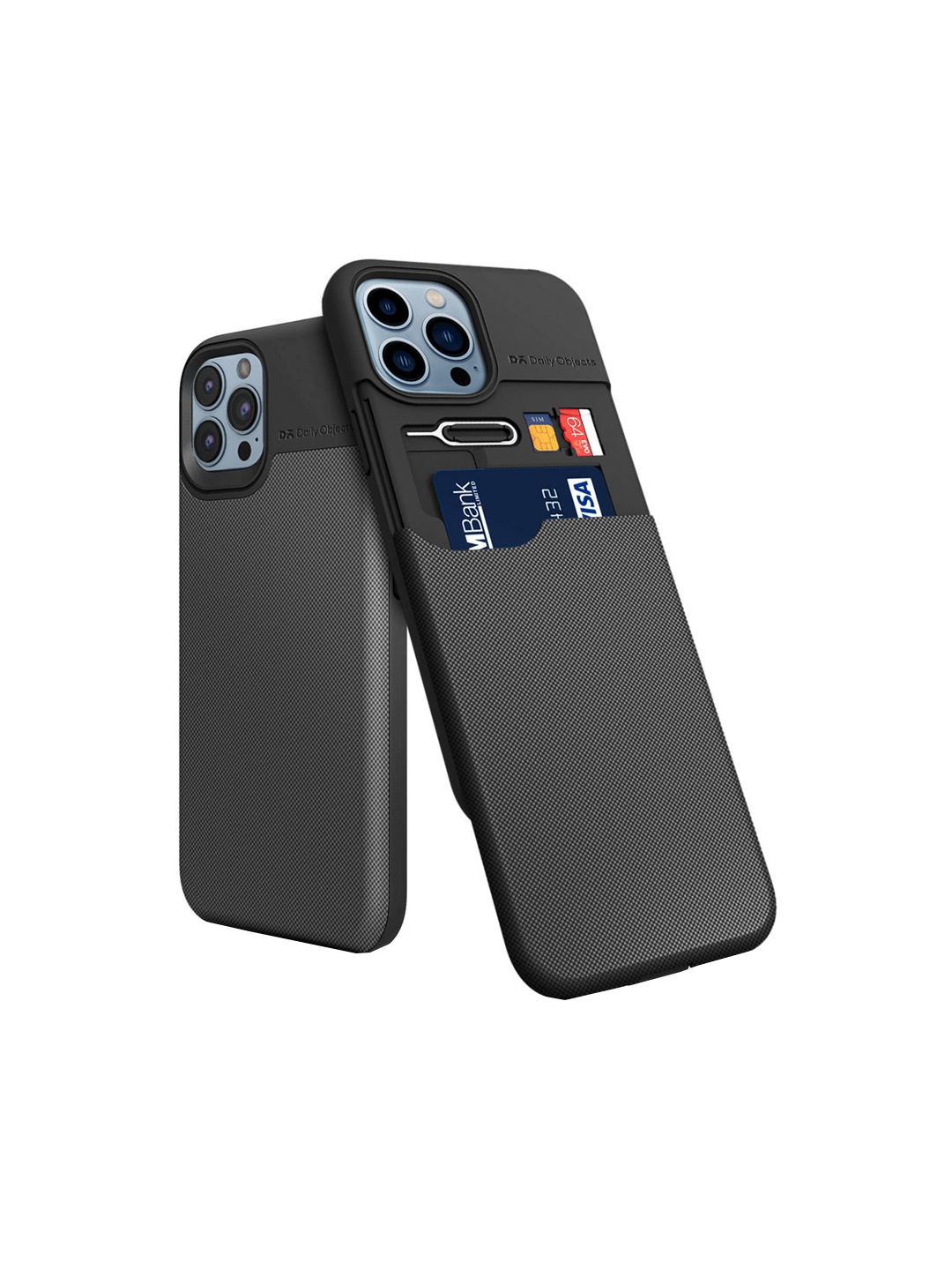

DailyObjects Black Solid iPhone 12 Pro Back Case