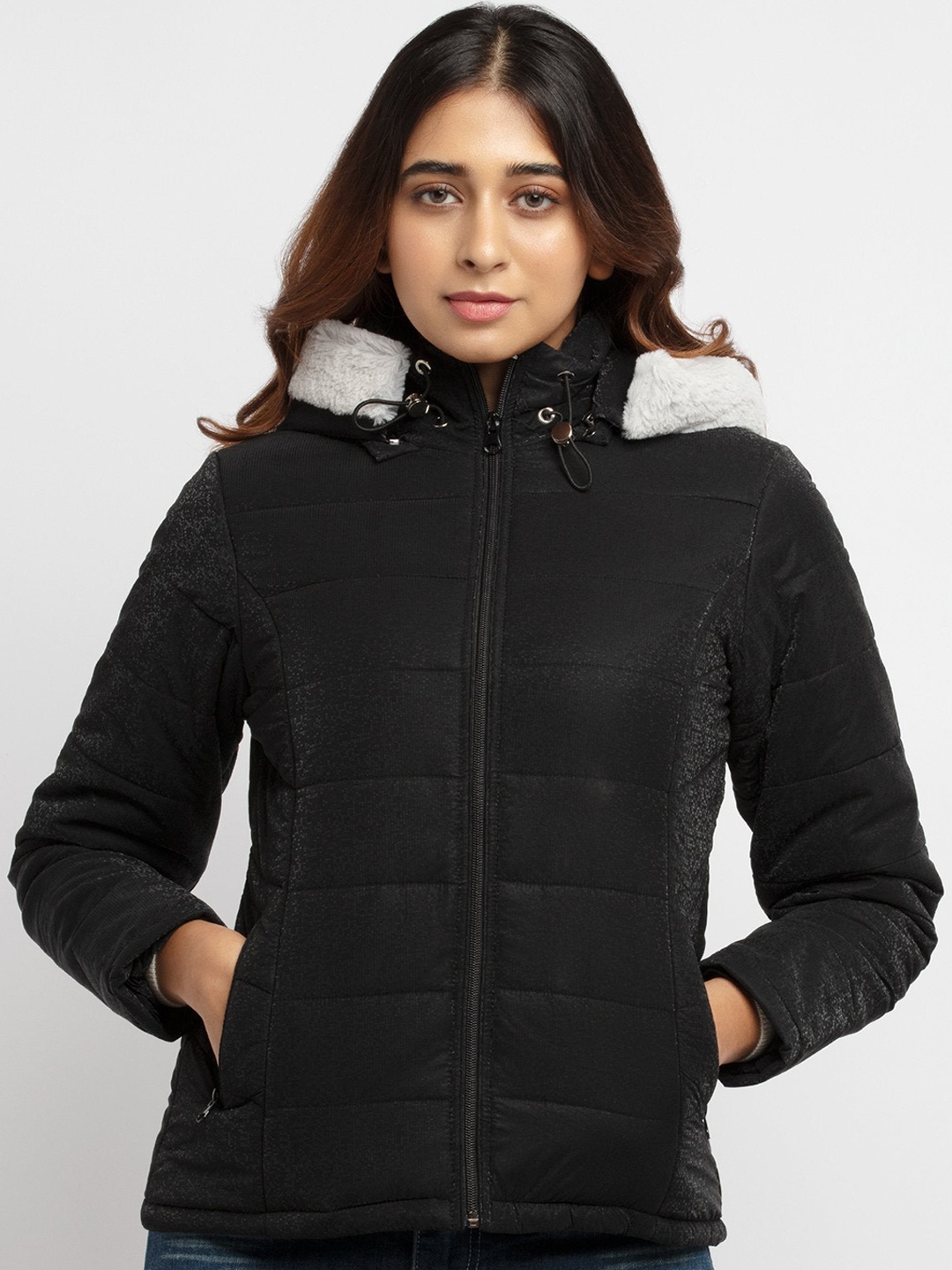 

Status Quo Women Black Padded Jacket