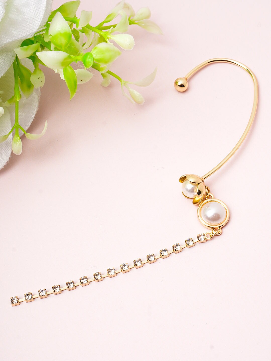 

Ferosh Gold-Toned Classic Ear Cuff Earrings