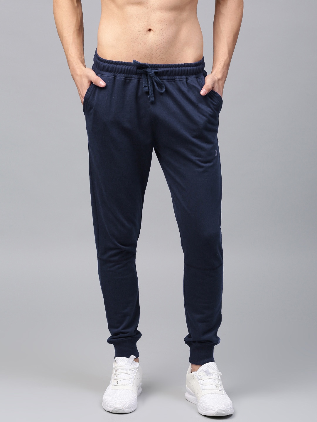 

HRX Active by Hrithik Roshan Navy Blue Solid Joggers