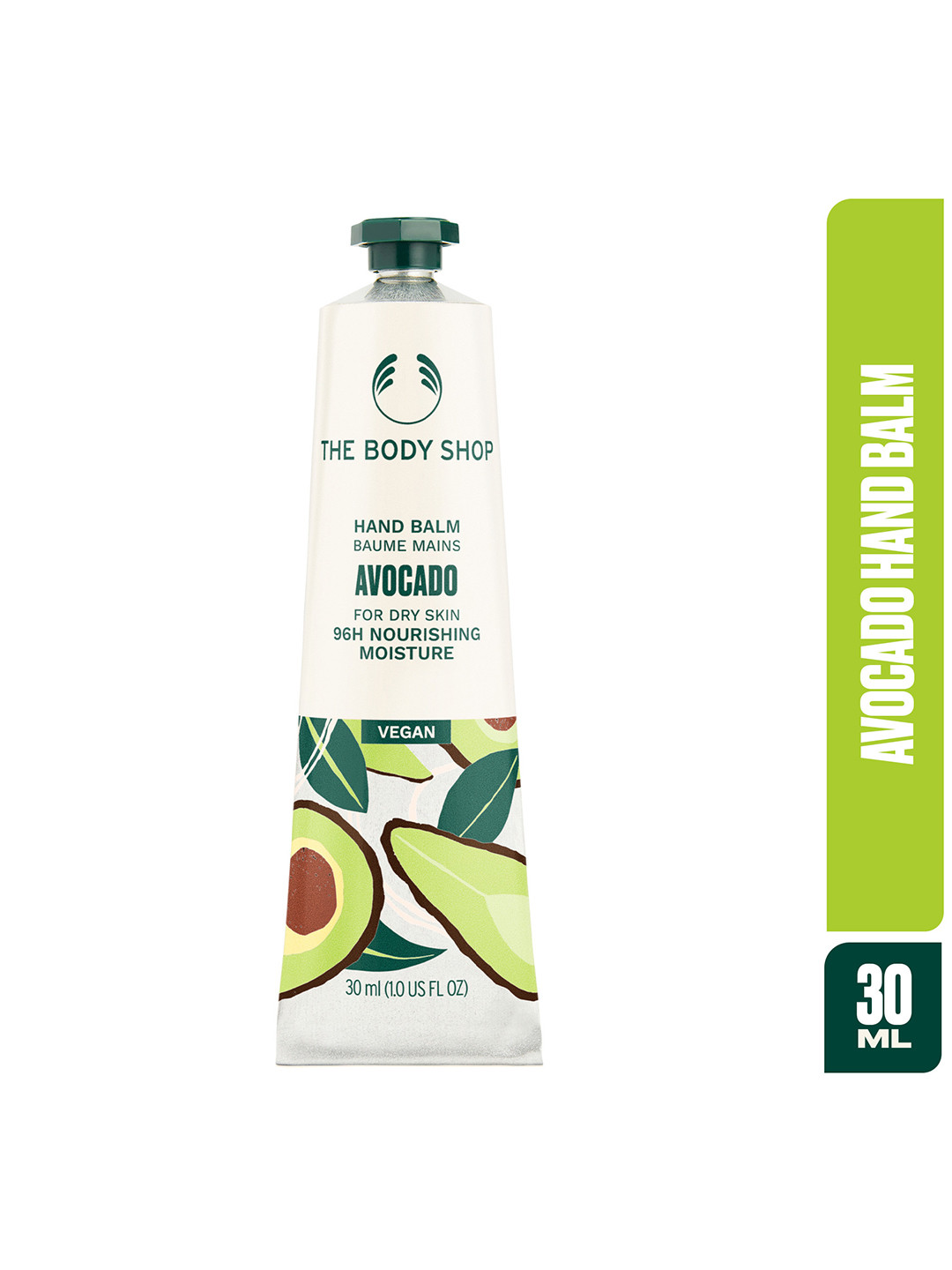 

THE BODY SHOP Avocado 96H Nourishing Moisture Hand Balm with Shea Butter - 30 ml, Green