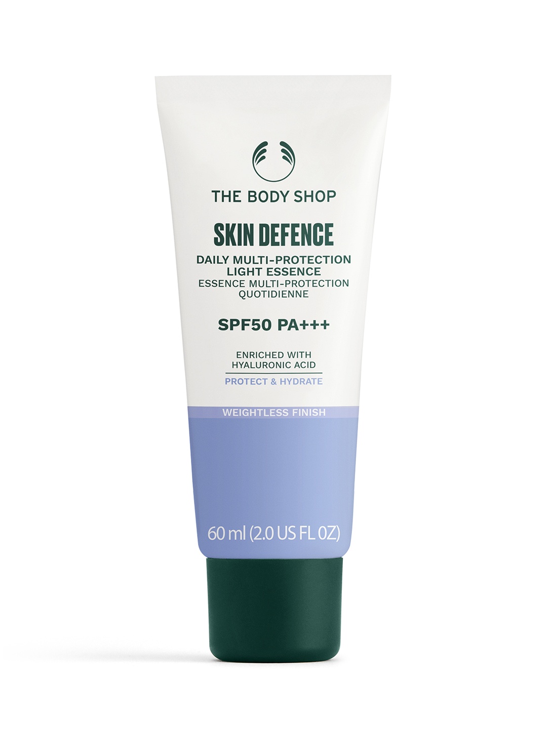 

THE BODY SHOP Skin Defence Multi-Protection SPF 50 Light Essence Face Moisturiser - 60 ml, White
