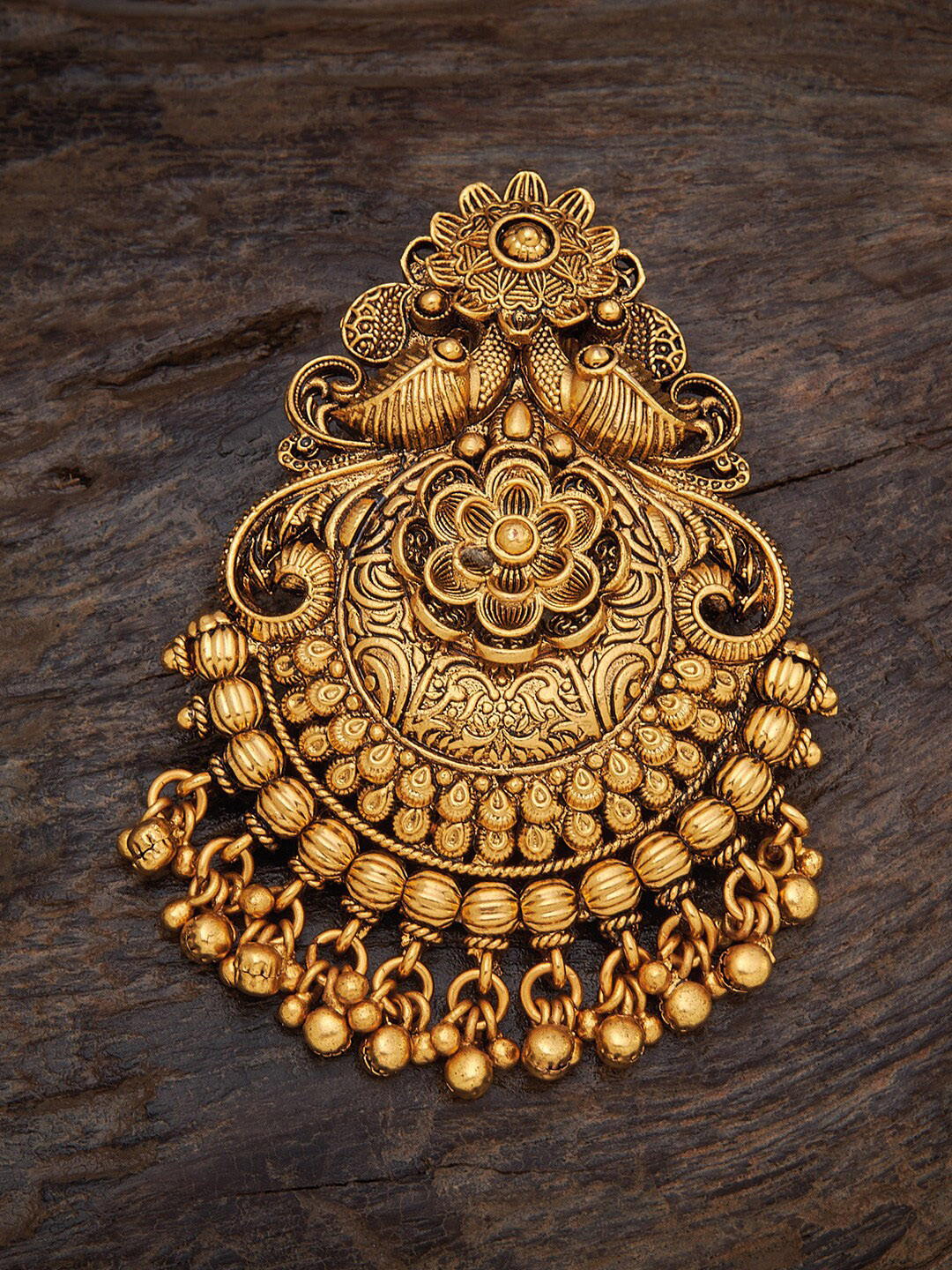 

Kushal's Fashion Jewellery Women Gold-Toned Embellished Hair Accessory Set