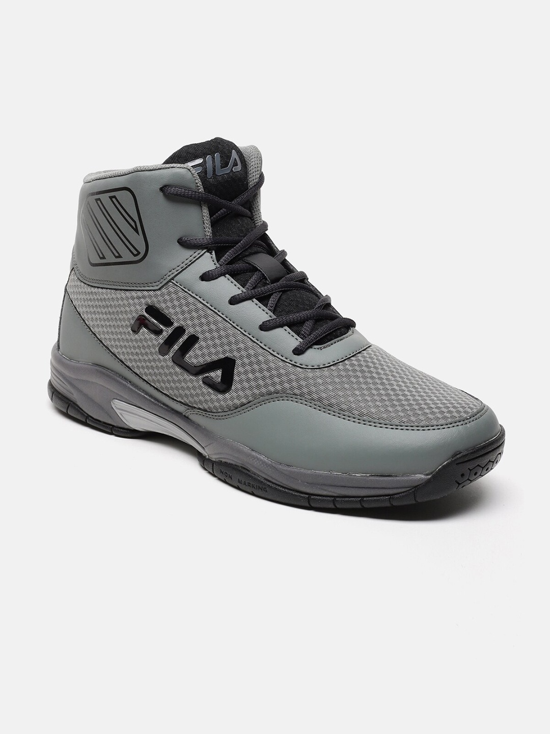 

FILA Men Black Basketball Non-Marking Shoes