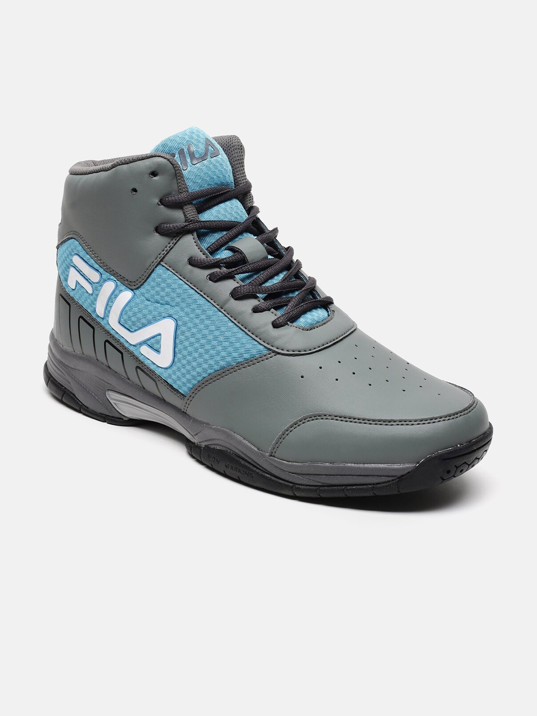 

FILA Men Grey Basketball Non-Marking Shoes