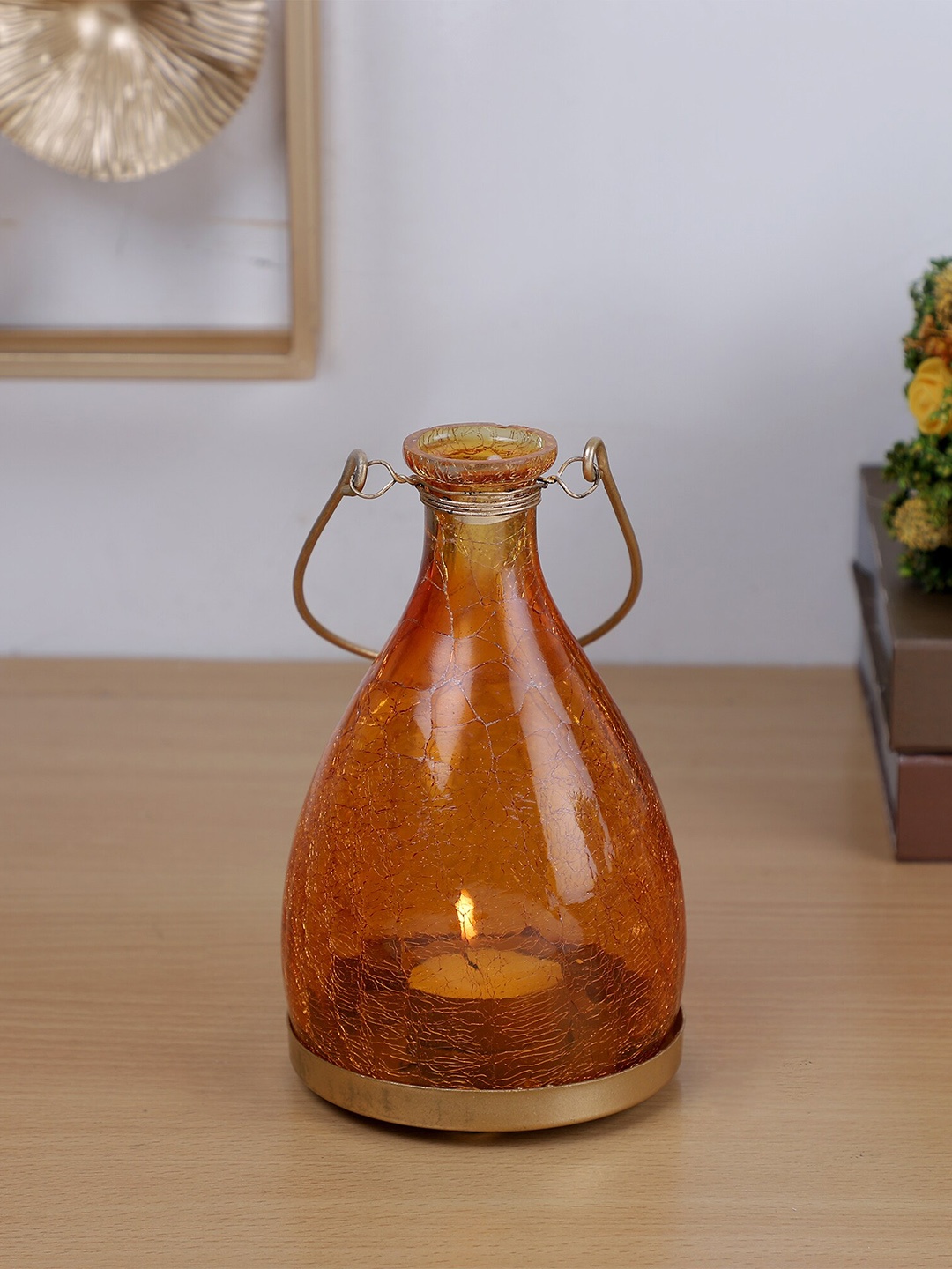 

HomeTown Unisex Mustard Candle Holders