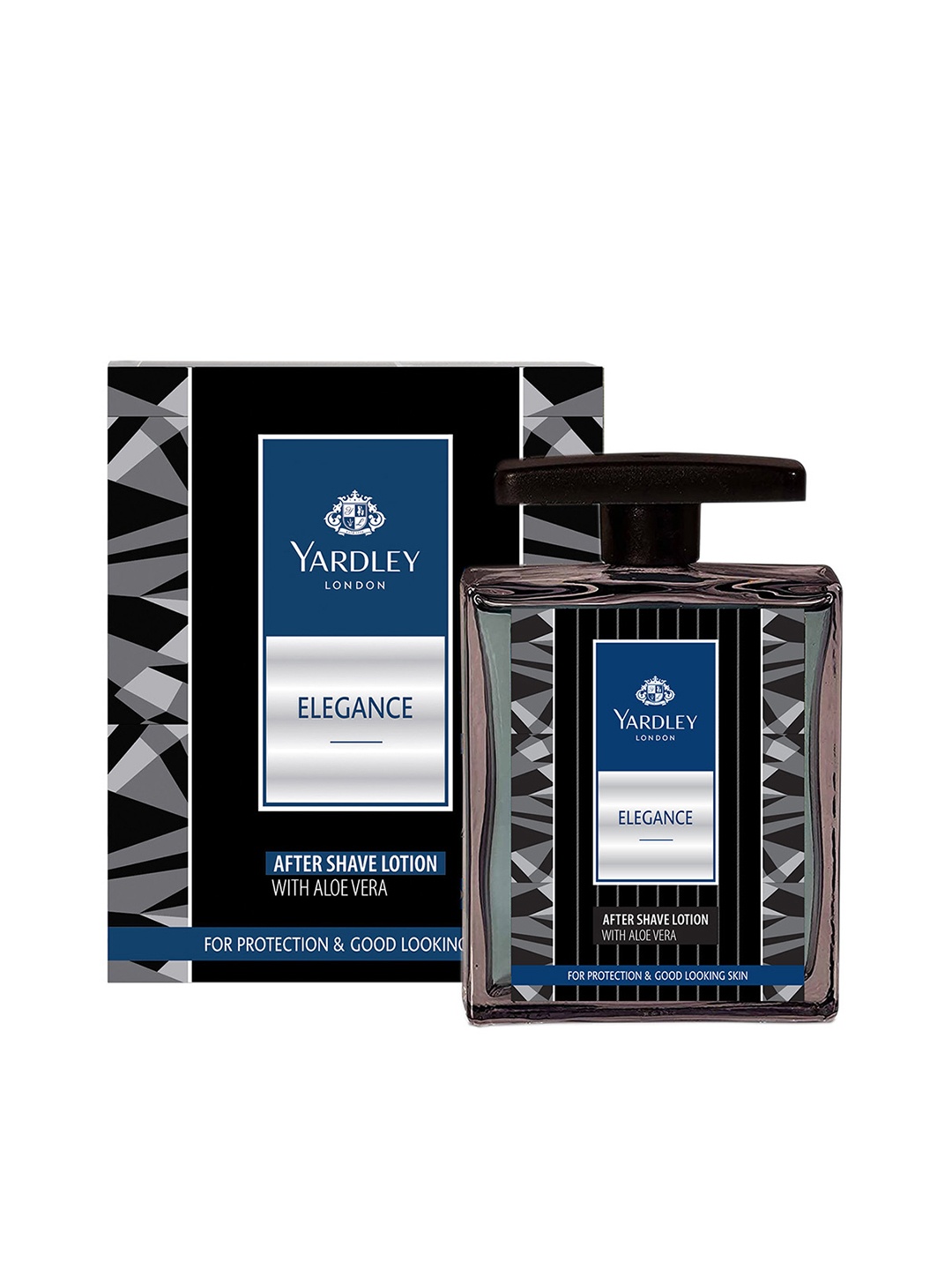 

YARDLEY LONDON Elegance After Shave Lotion with Aloe Vera - 100ml, Black