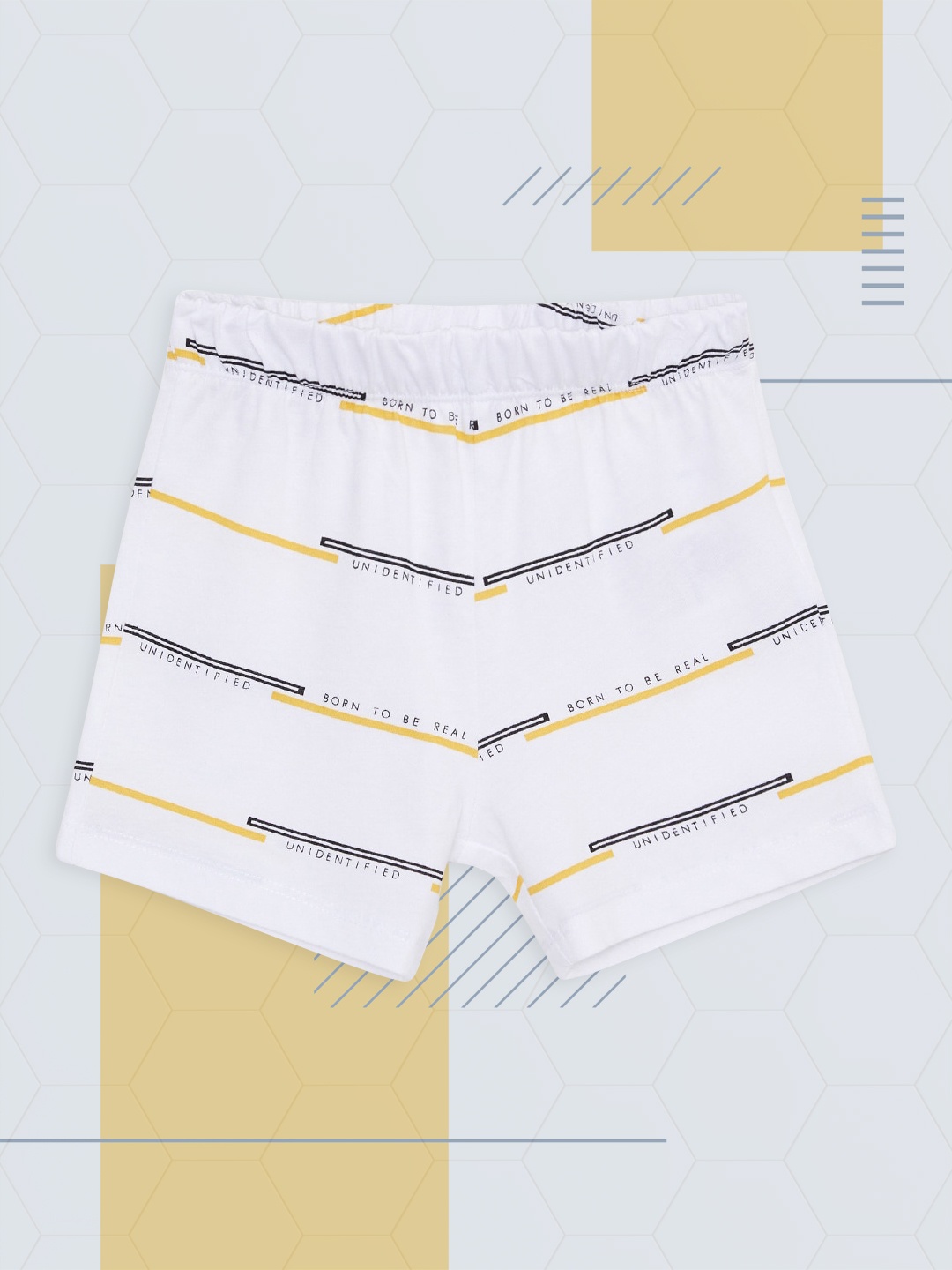

LC Waikiki Boys White Typography Printed Shorts