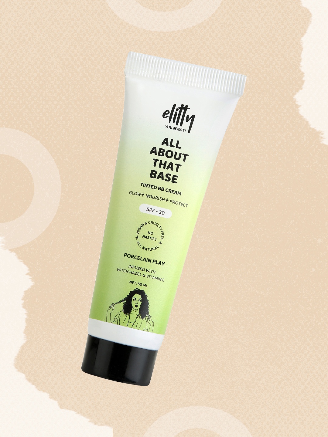 

Elitty All About That Base Tinted BB Cream with SPF 30 50 ml - Porcelain Play